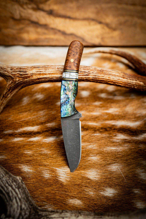 Stockman — York Gum Burl, TruStone & Abalone