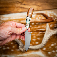 Ergo Skinner — York Gum Burl, TruStone & Abalone