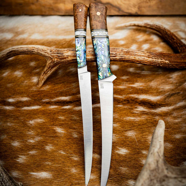 Mako Fillet — York Gum Burl, TruStone & Abalone