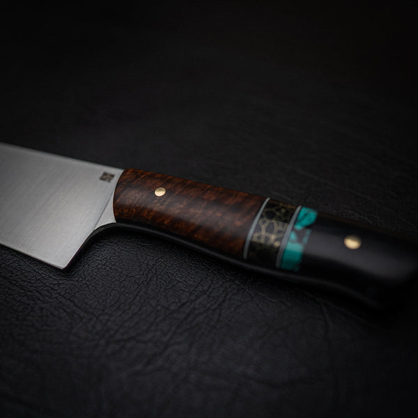 Santoku Knife – Ringed Gidgee, Dual Trustone & G10