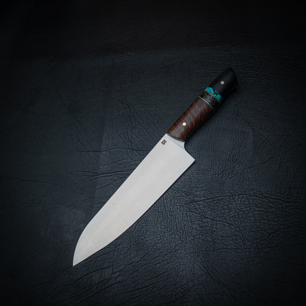 Santoku Knife – Ringed Gidgee, Dual Trustone & G10