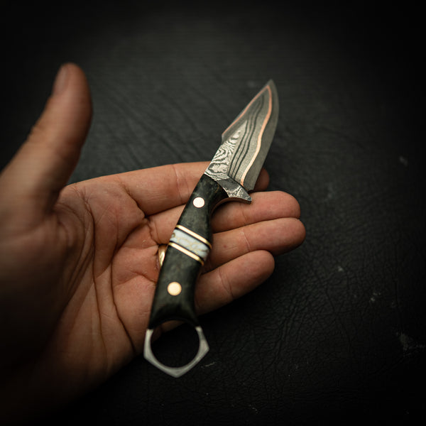 Limited Edition Mini Hunter - Cumai Damascus