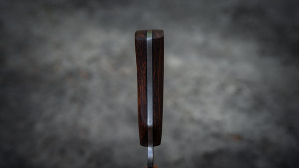Bushcraft Knife – Dark Stonewash with Solid Ironwood Handle