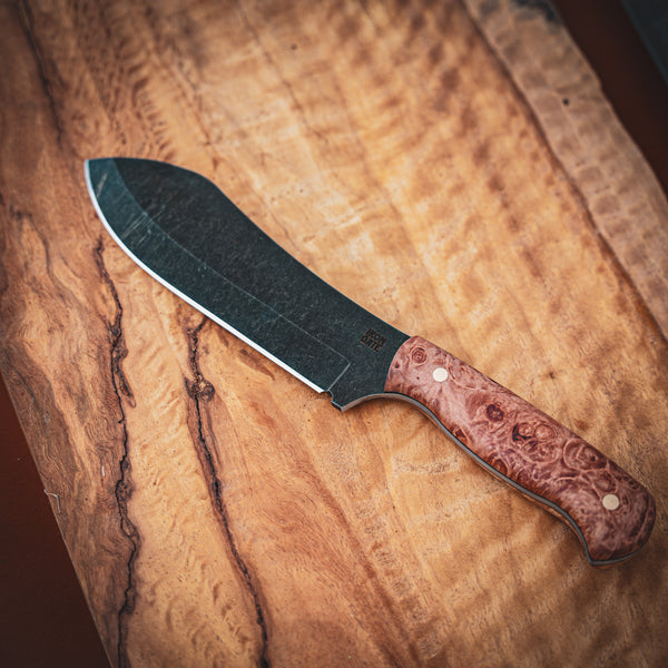 Dark Stonewashed Camp Knife