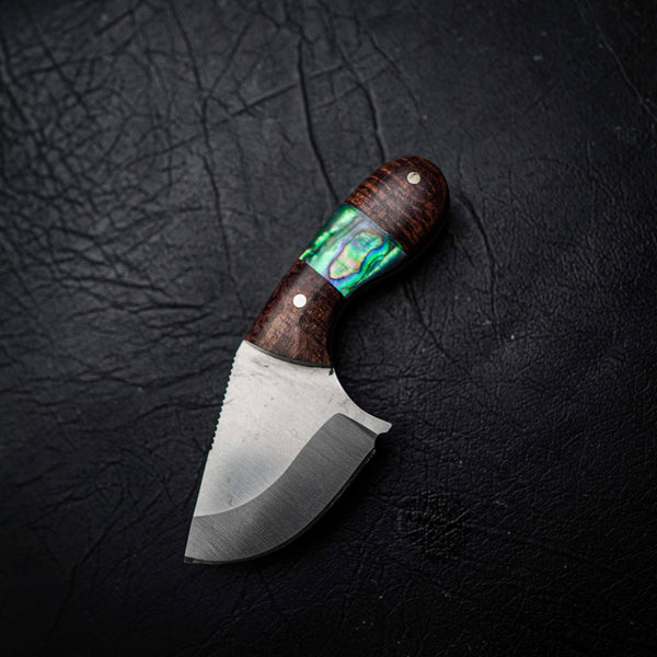 Drop Bear – 440C Stainless Steel, Tasmanian Blackwood with Abalone Inlay