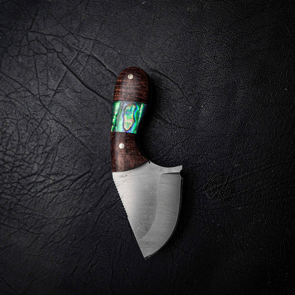 Drop Bear – 440C Stainless Steel, Tasmanian Blackwood with Abalone Inlay