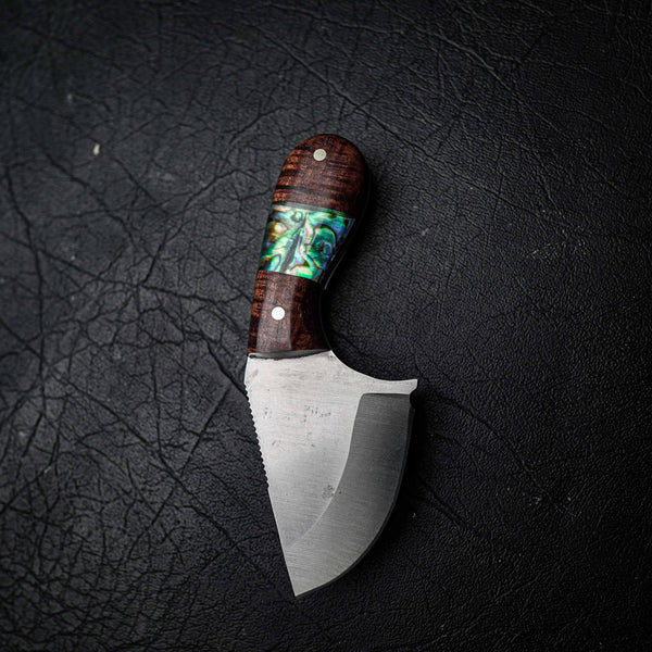 Drop Bear – 440C Stainless Steel, Tasmanian Blackwood with Abalone Inlay