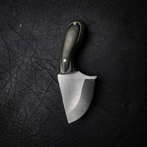 Drop Bear – 440C Stainless Steel, Camo Layered G10 Handle