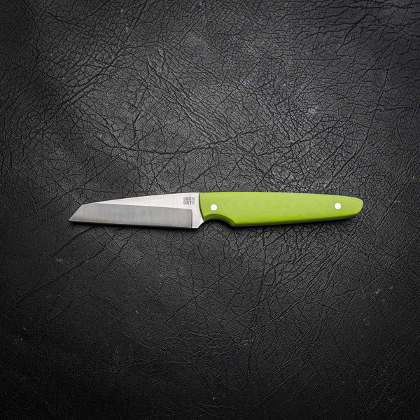 Wharncliffe – Elmax Steel, Satin Finish, Lime Green G10