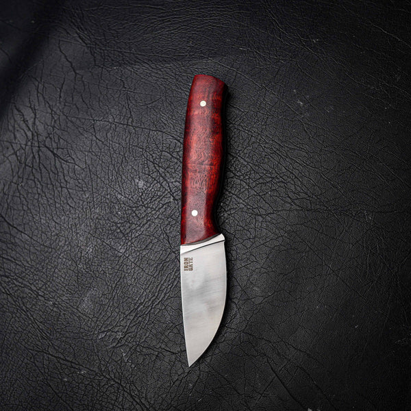 Skinner – Elmax Steel, Satin Finish, Stabilised River Redgum