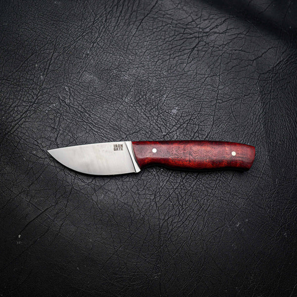 Skinner – Elmax Steel, Satin Finish, Stabilised River Redgum