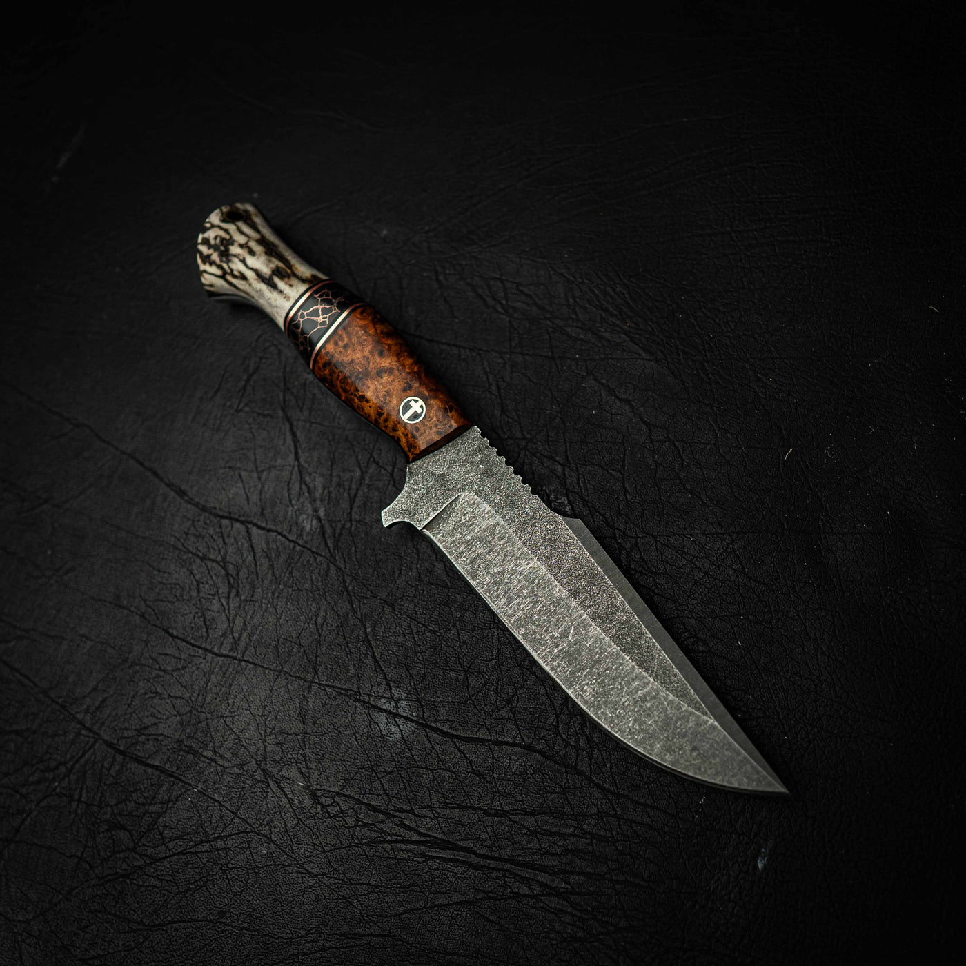 Pre-Order — Stonewashed Hunter — Iron Sharpens Iron — Iron Gate Knives | Handmade in Australia