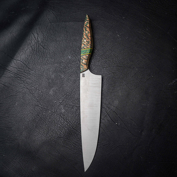 Chef Knife – 12C27 Stainless Steel, Banksia Wood with TruStone Inlay