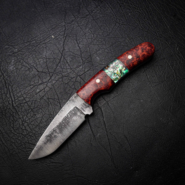 Ridgeback – Stonewashed Drop Point Bushcraft Knife