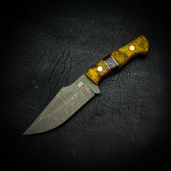 Stonewashed Hunter – Yellow Dyed Birchwood