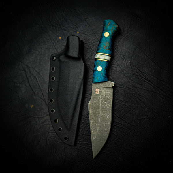 Stonewashed Hunter – Blue Dyed Birchwood