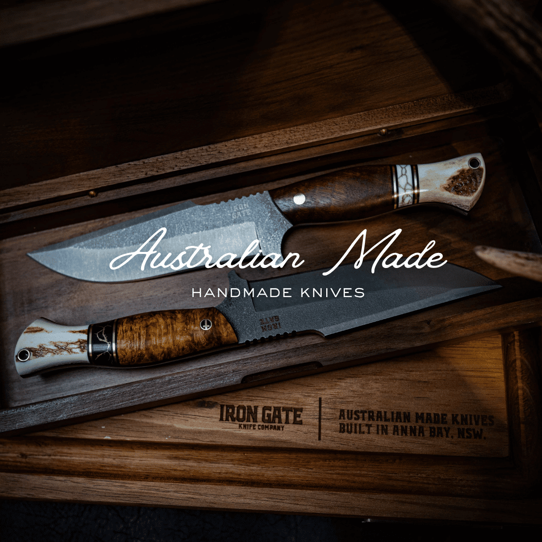 Damascus Steel Knives — Iron Gate Knives | Handmade in Australia