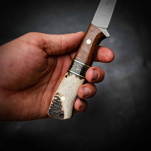 Pre-Order — Mako Fillet/Boning — Tasmanian Blackwood, TruStone & Deer Antler