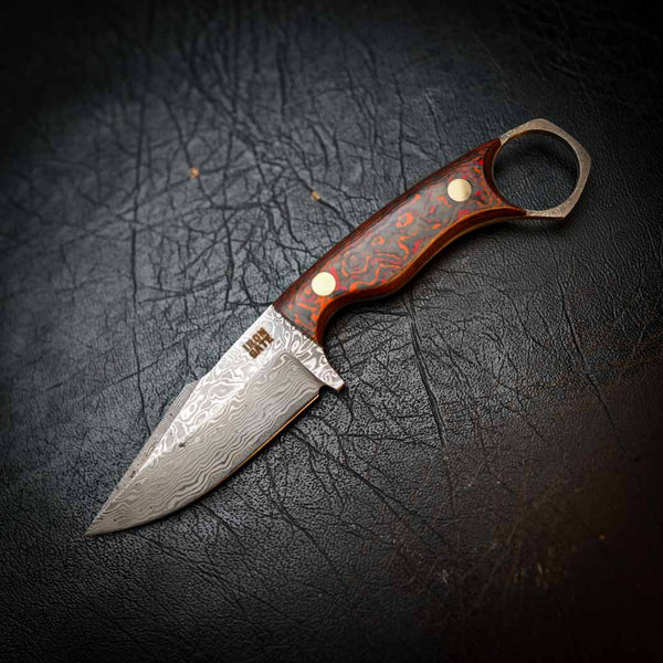 Damascus Mini Hunter — Mars FatCarbon