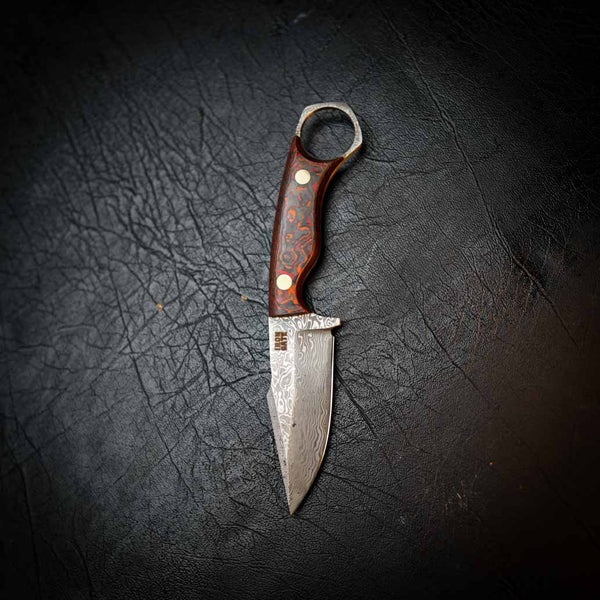 Damascus Mini Hunter — Mars FatCarbon