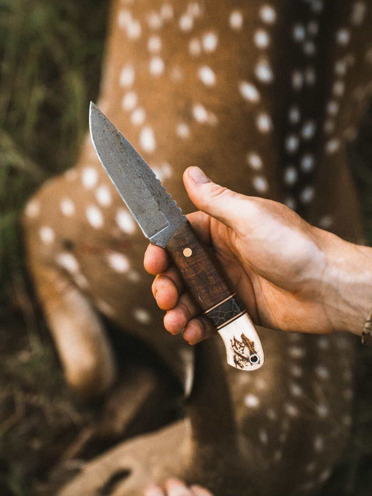 Iron Gate Knives handmade knife, engraved for Father's Day